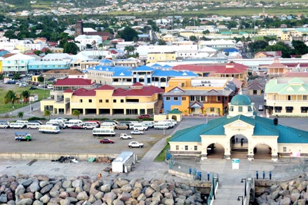 Cruise terminal at Basseterre, St. Kitts
