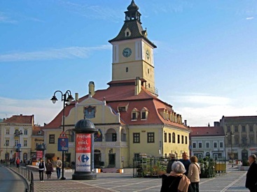 The big square of Brasov, Romania