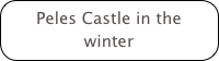 Peles Castle in the winter