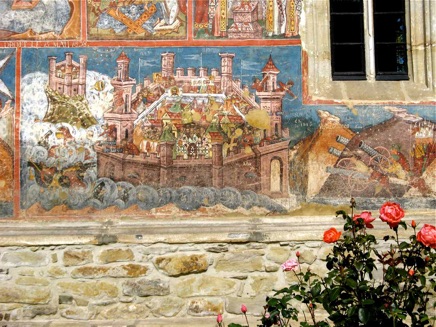 Fresco in Moldovita Monastery, Romania