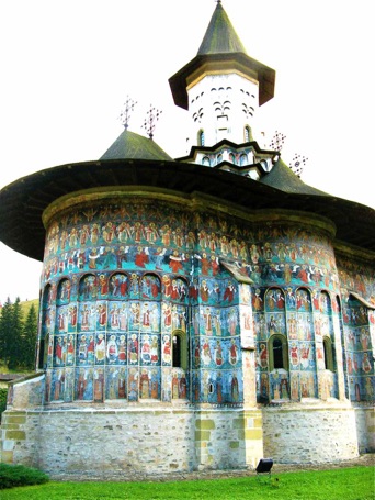 Sucevita Monastery in Romania