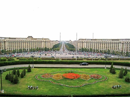 View from Palace of Parliament, Bucharest, Romania
