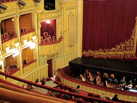 Interior of the Bucharest Opera, Romania