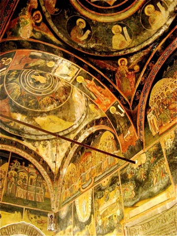 Ceiling of the Kretzulescu Church, Bucharest