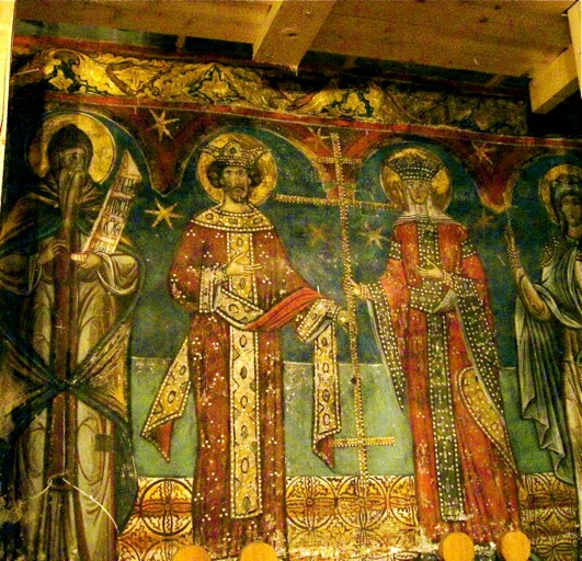 Fresco of Stefan the Great, Bucovina, Romania