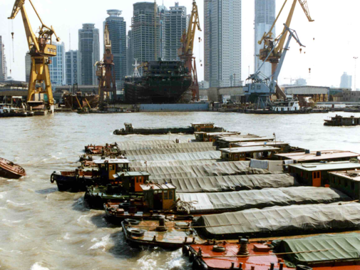 On the Whampoa at Shanghai.